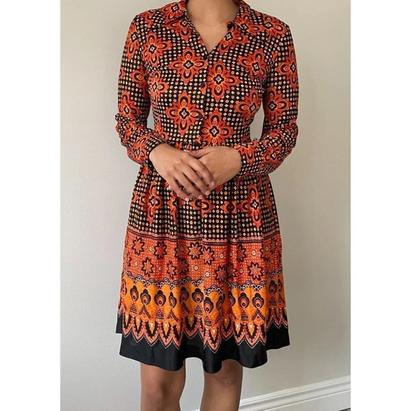 Vintage - Simpsons for Sears Retro 70’s Dress - Picture 1 of 11